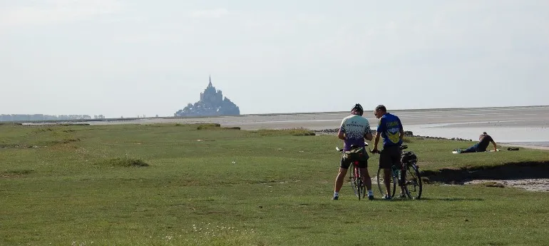 Randonnée VTT au mont st michel
