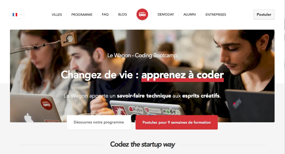 site web du wagon