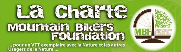 La charte de la Mountain Bikers Foundation
