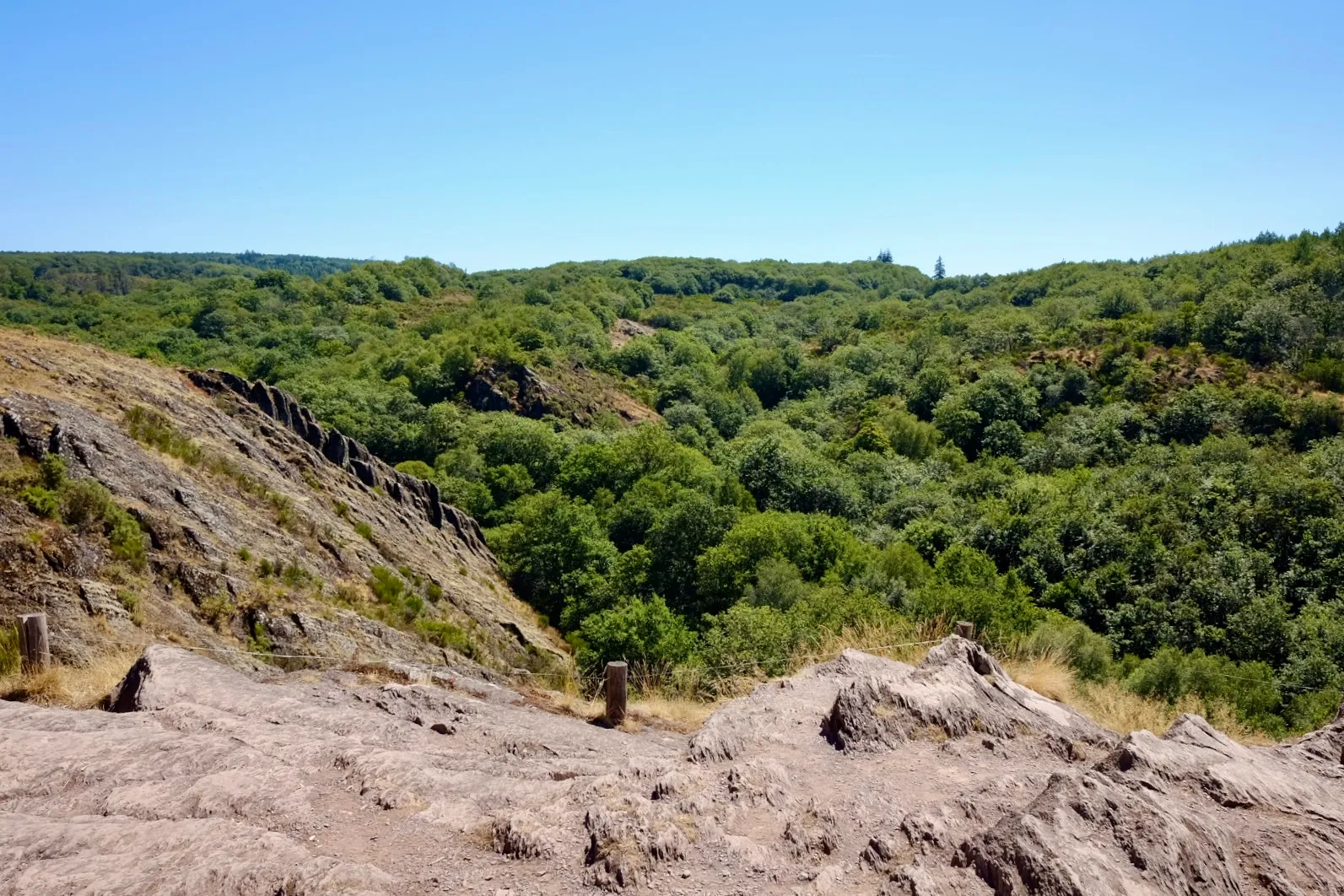 Randonnée en famille dans la forêt de Brocéliande