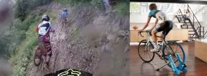 Home-trainer au chaud plutôt que le VTT dans la boue