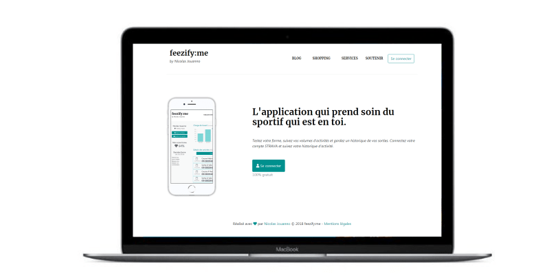 Feezify:me Création d'une web-app pour la gestion des entrainements